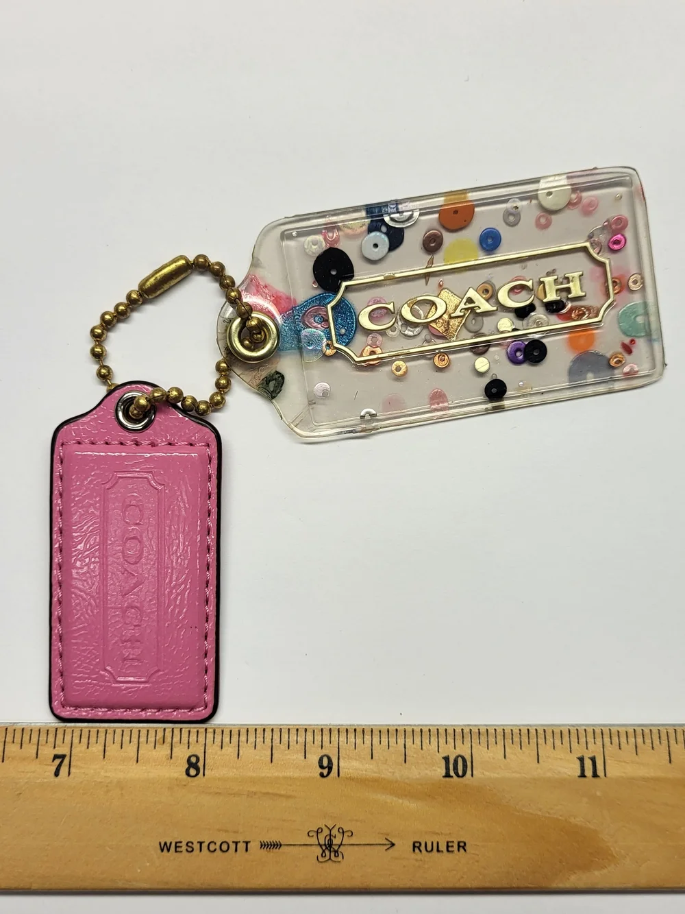 ✨ UNICORN COLLECTORS PIECE! Vintage Coach Poppy Matching 2-Tag Factory Set ✨